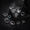 13 Pcs/Set Lotus Ring Set