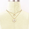 2 Pcs/ Set Boho Moon Coin Necklace
