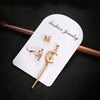 3 Pcs/ Set Boho Star Moon Earrings