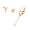 3 Pcs/ Set Boho Star Moon Earrings