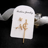 3 Pcs/ Set Boho Star Moon Earrings