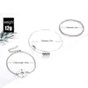 3 Pcs Arrow Bracelet Set