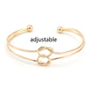 3 Pcs Simple Double Knot Bracelet Set