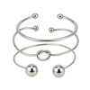3 pcs Knot Bracelet Set