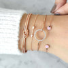 4 Pcs Arrow Double Knot  Bracelet Set
