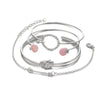 4 Pcs Arrow Double Knot  Bracelet Set