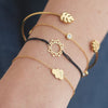 4 Pcs Leaves Bracelet Set