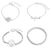 4 Pcs Travel Lover' Bracelet Set