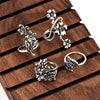 4 Pcs Punk Flowers Goddess Ring