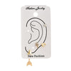 4 Pcs / Set Lightning Arrow Moon Earrings