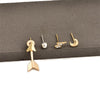 4 Pcs / Set Lightning Arrow Moon Earrings
