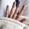 4 Pcs Oval Ring Set