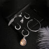 5 Pcs/Set Leaves Palm Earrings