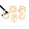 5 Pcs Geometric  Ring Set