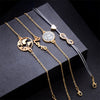 5 Pcs Crystal Beads Bracelet Set