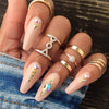 5 Pcs Geometry Ring