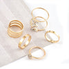 5 Pcs Geometry Ring