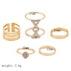 5 Pcs Geometry Ring