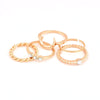 5PCS Bohemian Moon Ring
