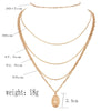 5Pcs/Set Virgin Mary Necklace
