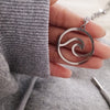 Sea Wave Circle Necklace