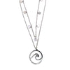 Sea Wave Circle Necklace