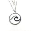 Sea Wave Circle Necklace