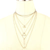 Classic Triangle Multilayer Necklace