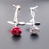 Rose Flower Charm Bracelet