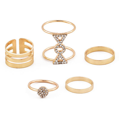 5 Pcs Geometry Ring