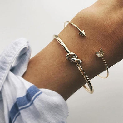 2 Pcs Arrow Knotted Bracelet