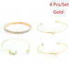 4 Pcs Star Moon Bracelet