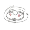 4 Pcs Arrow Double Knot  Bracelet Set