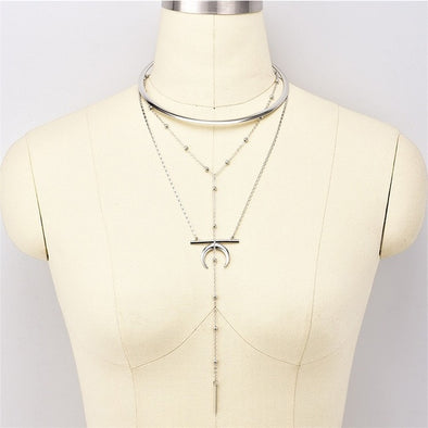 Retro Choker Moon
