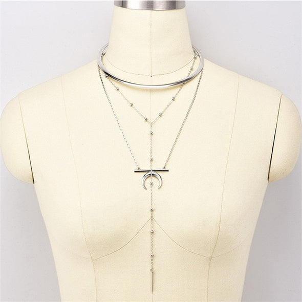 Retro Choker Moon