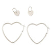 2 Pair/Set Heart Bohemia Earrings