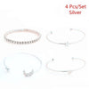 4 Pcs Star Moon Bracelet
