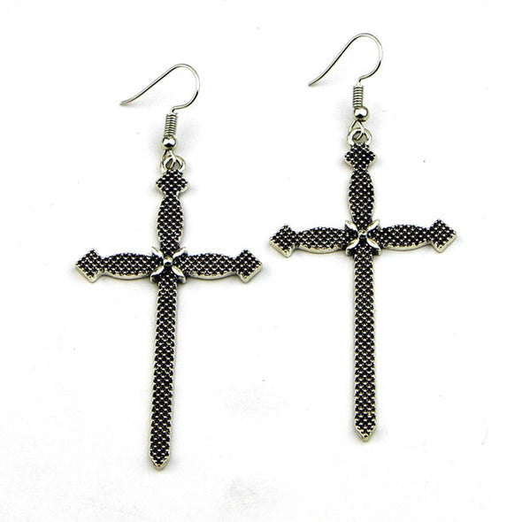 Bohemian Cross Earrings